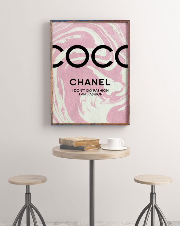 Coco Chanel quote free printable - Timetobe - Free printables nursery ...