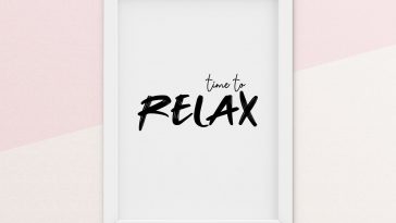 time to relax poster