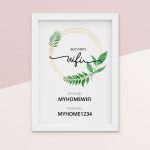 Free printable wifi password template